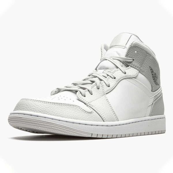 

brand shoes jumpman 1 mid white camo white/pn dust-grey fog basketball whitex men/women sneakers original, White;red