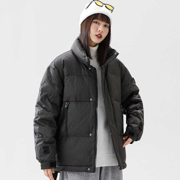 

men's down jacket lovers' 2022 new black winter men thickened short clothes trend