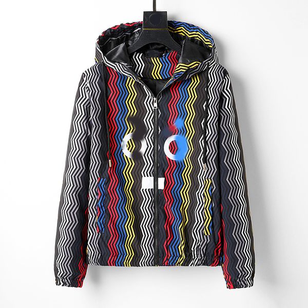 

2023 mens jackets long sleeve windbreaker windrunner men zipper hooded waterproof jacket hoodie coats clothes size m-3xl, Black;brown