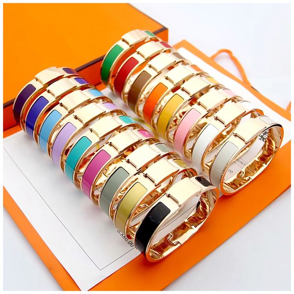 

H Bracelet Cuff Bracelets For Women Steel Bangle Unisex Braclets Armband Silber Gold Plated Silver Bangles Womens Braclet Pulsera Charms Bracciale Oro Giallo Donna