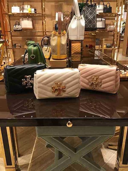 

designer torys crossbody handbags bags rhombic 2022sheepskin shoulder single chain slant cross leisure women's
