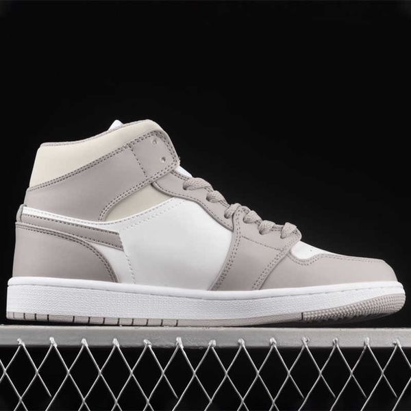 

brand shoes basketball linen white-brown jumpman sneakers 1s 1 og luxury designer independent trainer, White;red