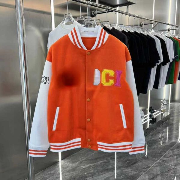 

gu jacket men's and women's designer baseball embroidered cardigan coat parka casual sportswear hip hop rap, Black;brown