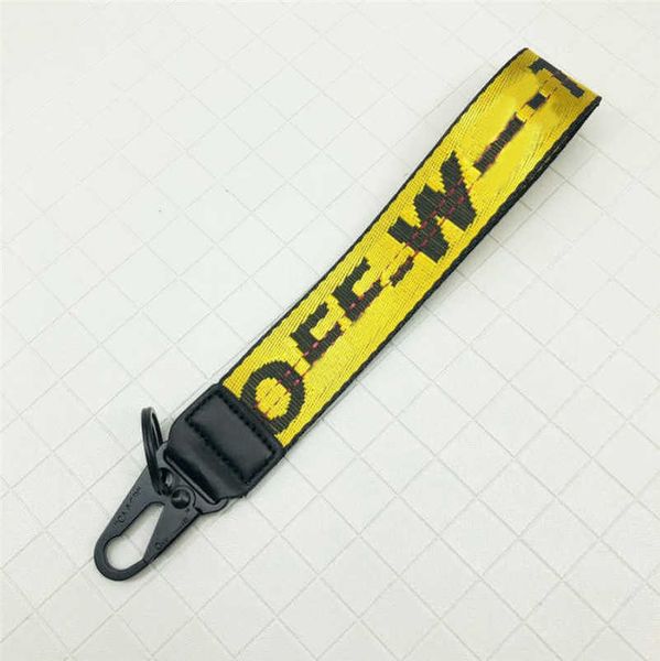

offs luxury classic key rings brand keychains clear rubber jelly letter print keys ring fashion men women canvas keychain camera pendant bel, Silver