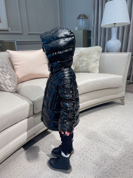

kids coats kid designer coat baby clothe girl boy jacket outwear warm winter size 100-160cm, Blue;gray
