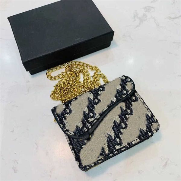 

2022 new fashion d mini saddle bag chain small change korean ins single shoulder messenger bag