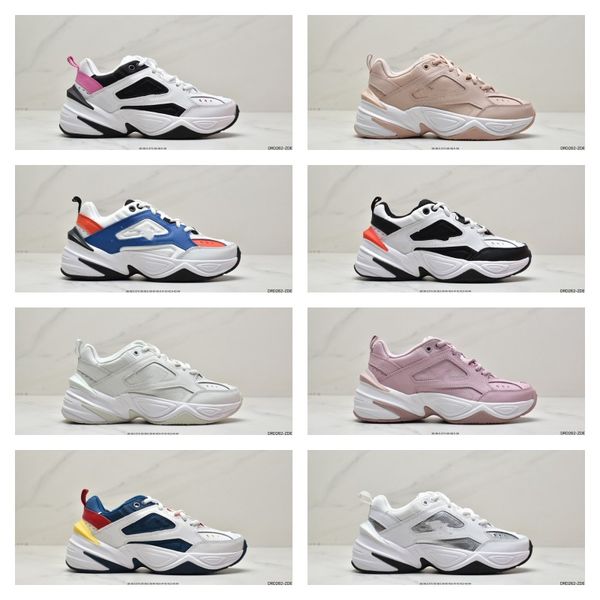 

2022 m2k tekno casual shoes men women platform chunky shoe lux denim pack running shoes platinum tint white blue atmosphere grey black khaki