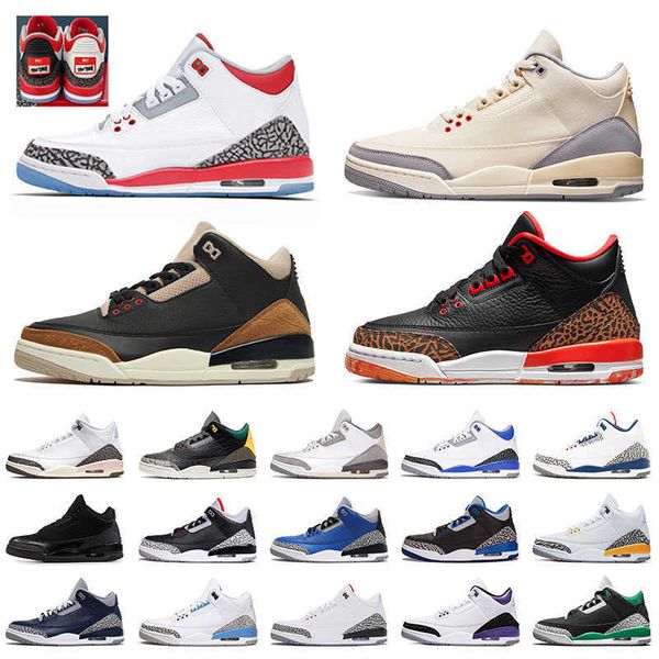 

2022 new arrival jumpman 3 3s iii designer basketball shoes for mens womens shady muslin neapolitan desert elephant fragment sports sneakers