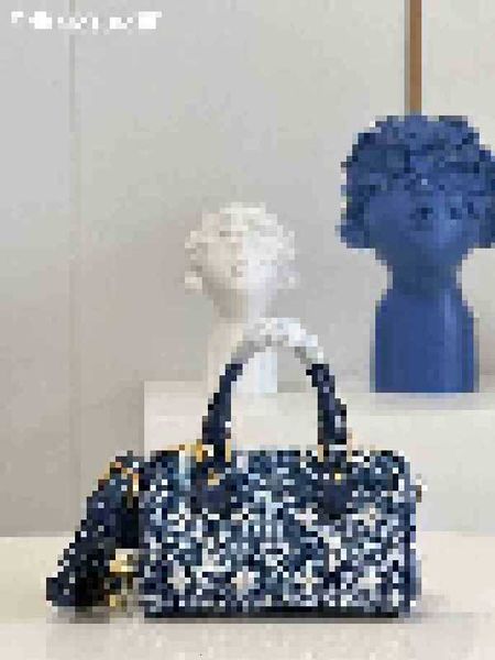 

bags nano speedy blue jacquard denim tote pillow m81168 luxury brand designer letter handbags shoulder messenger bag b0va