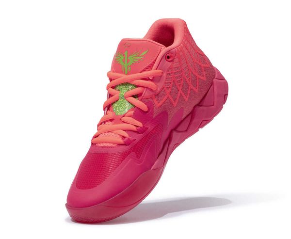 

mb1 rick and morty men women basketball shoes with box 2022 lamelo ball mb01 queen city sport shoe trainner sneakers