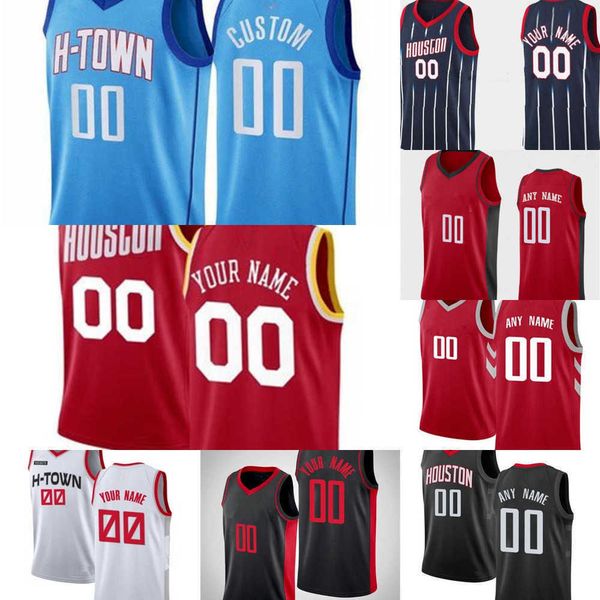

basketball jerseys mens womens youth houston''rockets''28 alperen sengun 34 hakeem olajuwon 21 trevelin queen 6 kenyon m, Black;red