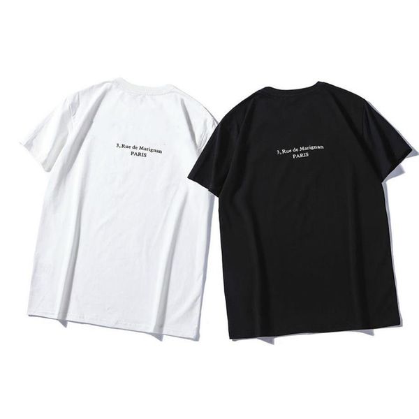 

2021 casual man womens loose tees with letters print short sleeves summer designer sell luxury men t shirt size s-6xl307y, White;black