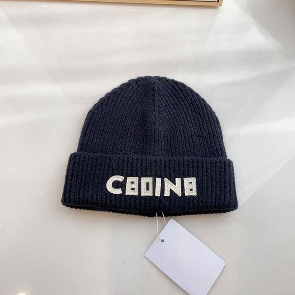 

fashion knitted hats 6 colors designer classic letters beanie cap hal, Blue;gray