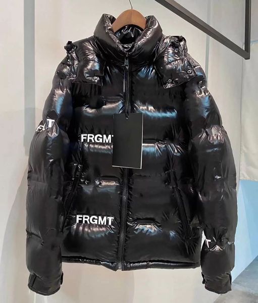 

men's down parkas designer moncle r monclair france mens down parkas full-print full-body letters womens downs9zpz, Black
