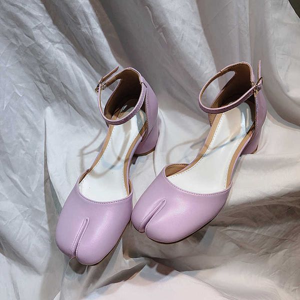 Sandales violettes 3 cm