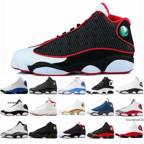 

13s reverse bred university gold jumpman basketball shoes 13 dark powder blue red flint court purple hyper royal chica joedas 1 air, Black