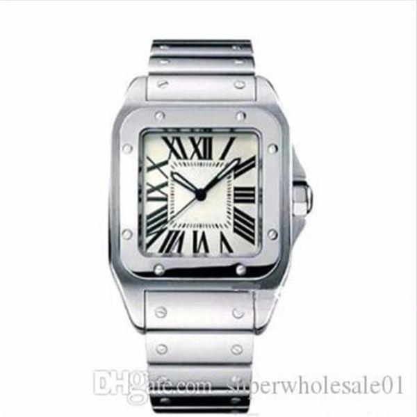 

designer men's watch luxury brand men square watches geneva genuine stainless steel quartz watches fashion m205m, Slivery;brown