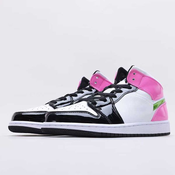 

brand shoes jumpman 1 mid basketball gs candy color classical 1s designer sport running box., White;red