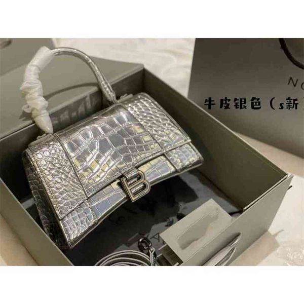 

designer handbags balencaige bags hourglass pink women's messenger leather portable shoulder crocodiless pattern wan