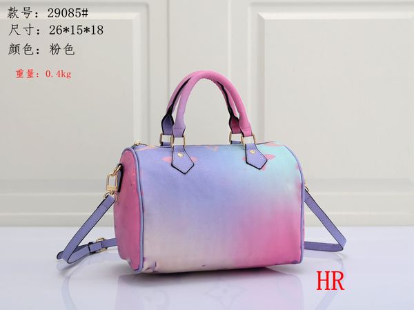 

luxury tote shoulder bag totes purse designer handbag message bags cluth brand crossbody pu leather #29085 womens old flower 26cm multi colo