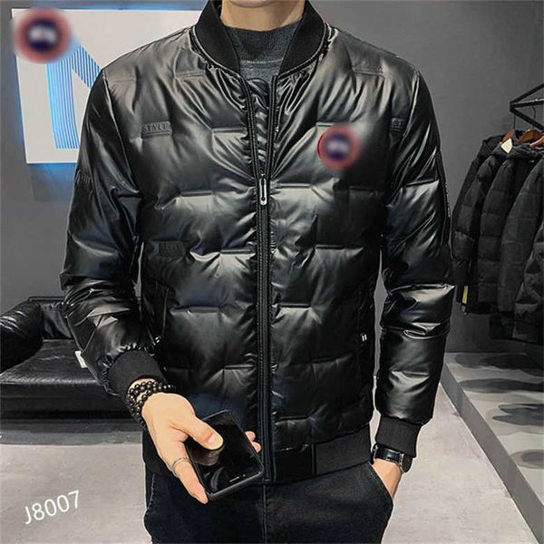 

men woman down coat maya jacket goose clothing designer embroidered badge epaulet outerwear coats padded hooded winter puffer jackets parkas, Black