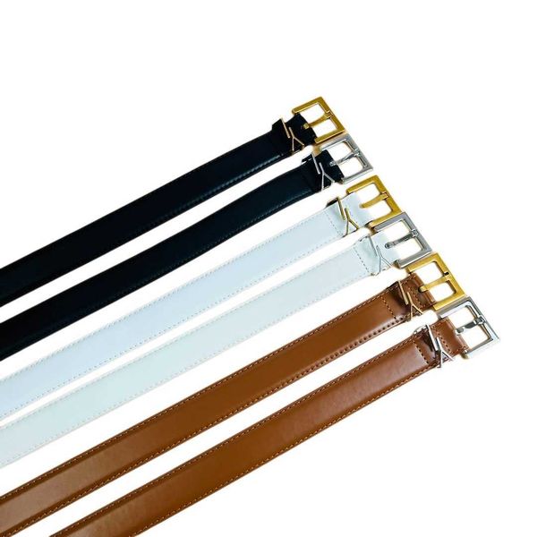 

genuine leather belt for women fashion men designer belts letter needle buckle womens luxury waistband belt width 3.0cm, Black;brown