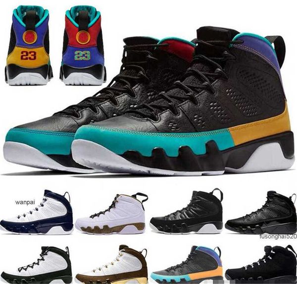

jumpman 9s basketball shoes 9 change the world gym red racer blue men university gold oregon ducks space jam bre joedas 1 air, Black