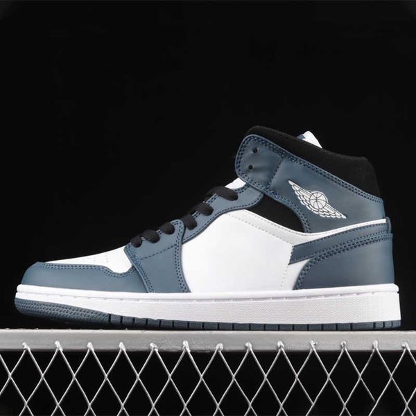 

brand shoes basketball dark teal jumpman sneakers 1s 1 og luxury designer independent mid trainer, White;red