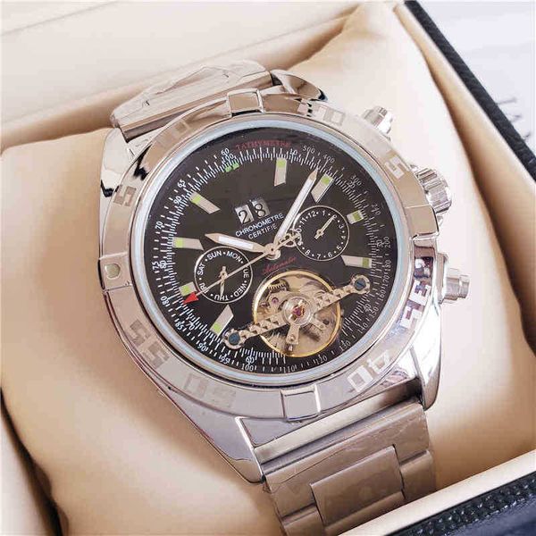 

machinery 2021wis platform big century flywheel 5-pin fashion brand watch sports style 250m, Slivery;brown