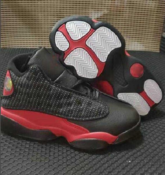 

brand shoes christmas gift for kids 13 kids basketball children j13s high youth sneakers online sale 28-35 a26, White;red