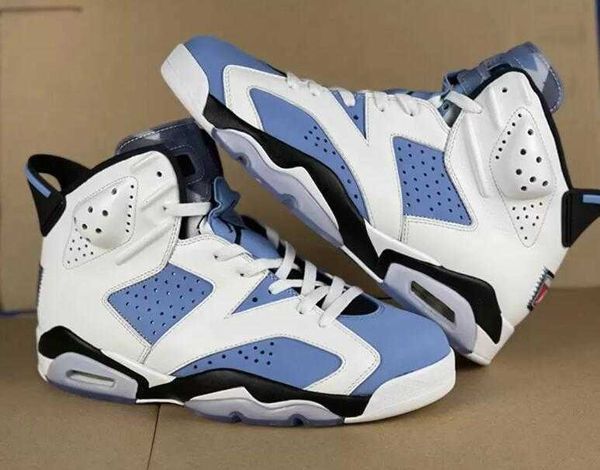

designer shoes 6 uncs basketball 6s university blue white-college navy-black sneakers trainers sports size