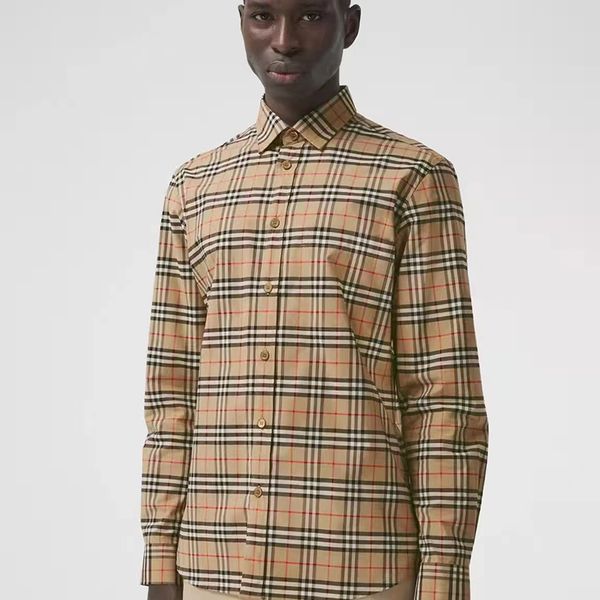 

men's shirt classic versatile fashion casual loose all seasons, White;black