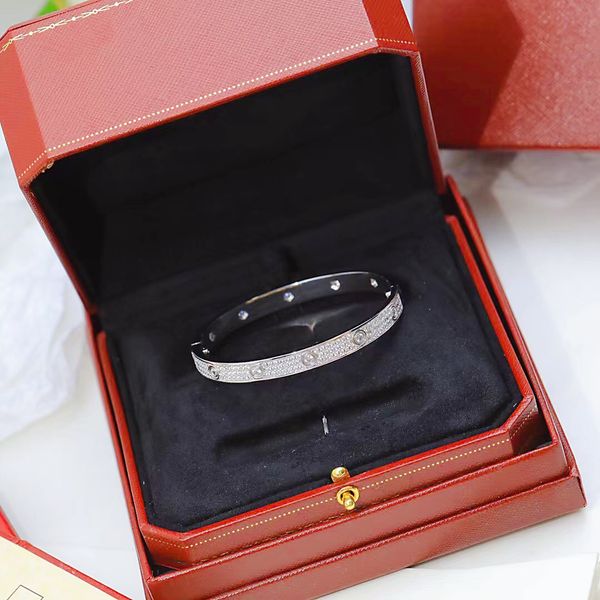 

european and american high-end screwdriver bangle luxury cuffs gift 316l stainless steel plated 18k gold jewelry, Black