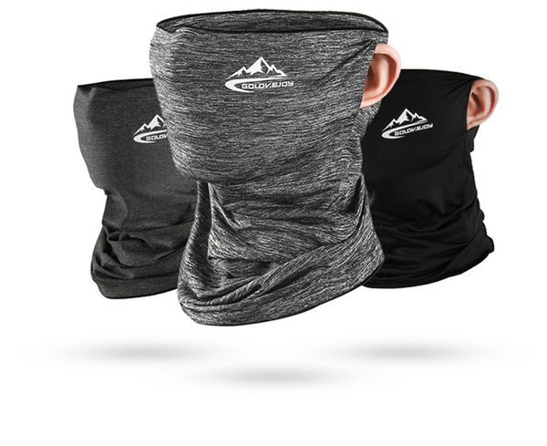 

half face mask ice silk sunscreen mask men's and women's cycling magic headband versatile outdoor sports wind neck cover