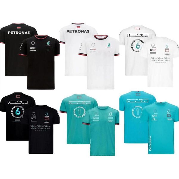 

2022 new f1 racing tee team summer short sleeve shirt customized