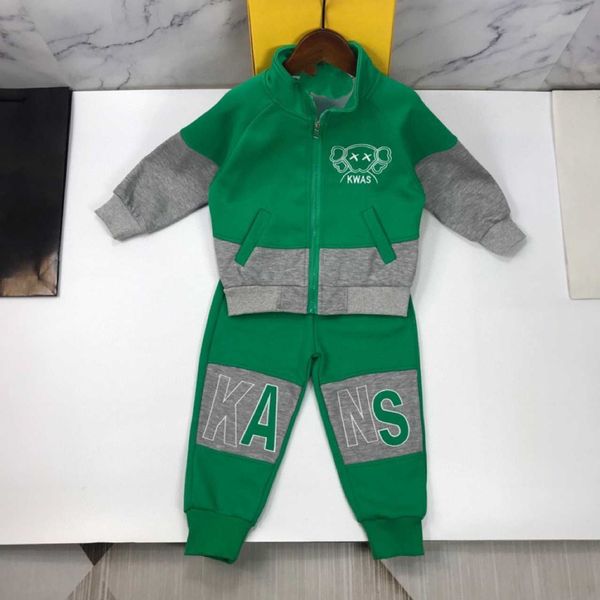 

sets/suits clothing sets children's korean color blocking alien sports casual suit for boys' autumn clothes, fashionable new sprin