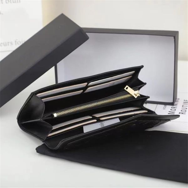 

women wallets female purser single zipper bag long wallet envelope short card holder womens passport pocket lambskin caviar genuine leather, Red;black