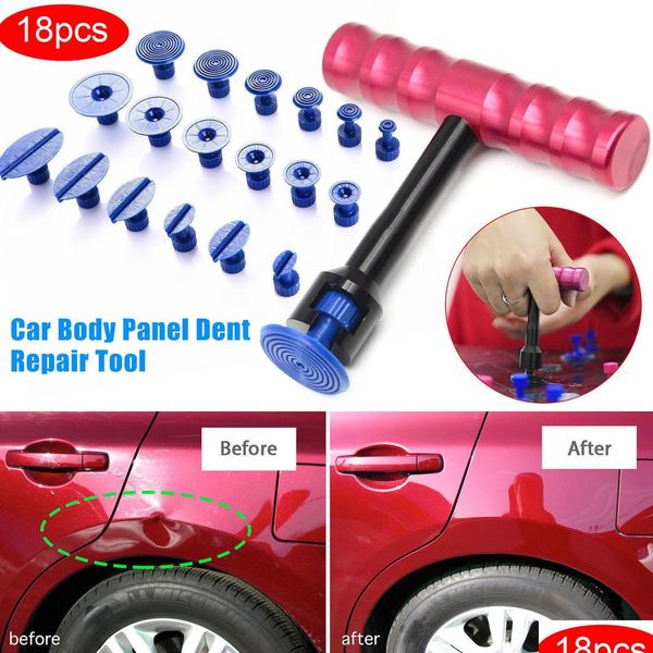 

automotive repair kits new professional 18pcs tbar car body panel paintless dent removal repair lifter tooladdpler tabs moto damage dhg5f