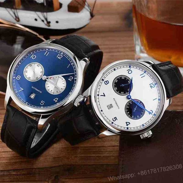 

superclone lw watch men automatic mechanical self wind rose gold watch bronw blue leather stainless steel sapphire glass sport watches, Slivery;brown