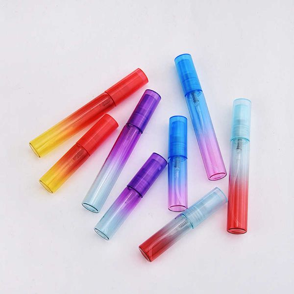 

plastic sprayer gradient color perfume bottle sample perfume bottle mini mini empty portable travel botella de perfume
