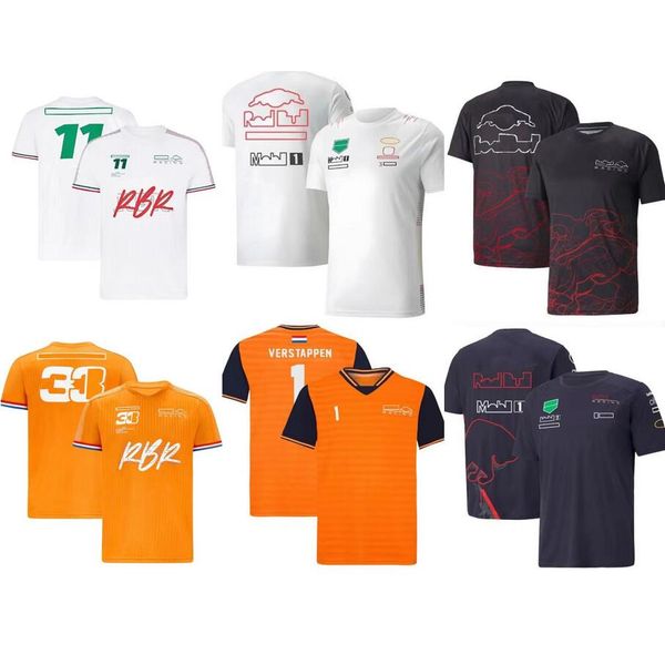 

f1 racing t-shirt 2022 new summer team short sleeve shirt customized
