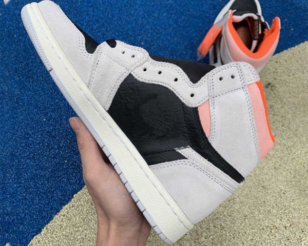 

brand shoes 1 high og basketball jumpman 1s neutral grey black sneakers, White;red