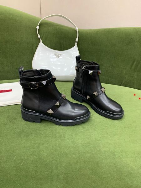 

women designers rois monolith boots ankle nylon combat boot real leather designer winter martin ankled pouch attached ankles with box -n0012, Black