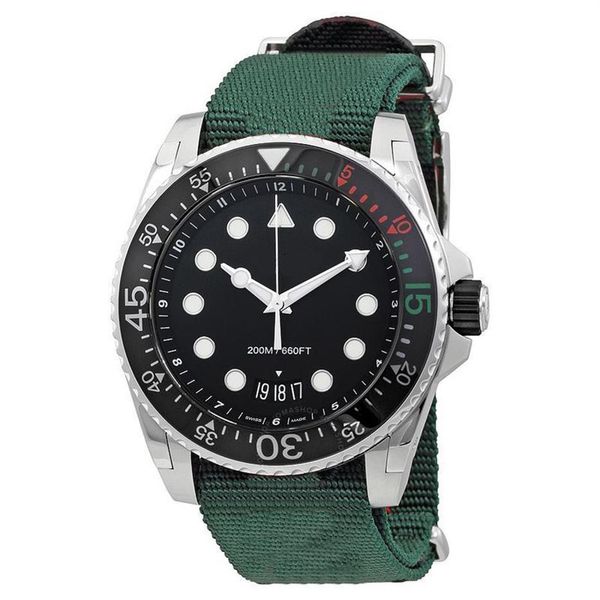 

2021aaa quality full featured brand stainless quartz sports watch men's steel nylon band crime decoration295k, Slivery;brown