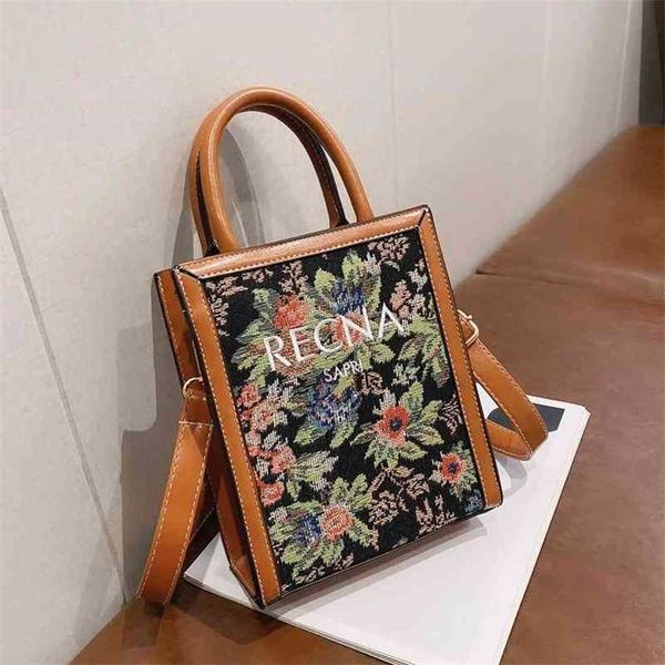 

tote bag women's embroidery new one shoulder portable canvas handbags design deals