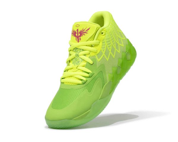 

mb1 rick and morty men women basketball shoes with box 2022 lamelo ball mb01 queen city sport shoe trainner sneakers