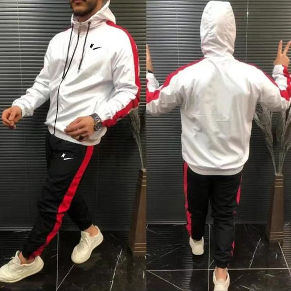 

2022 designer men tracksuit mens track sweat suit coats tracksuits luxury casual hoodies fashion hoodie pants sweatshirts, Gray