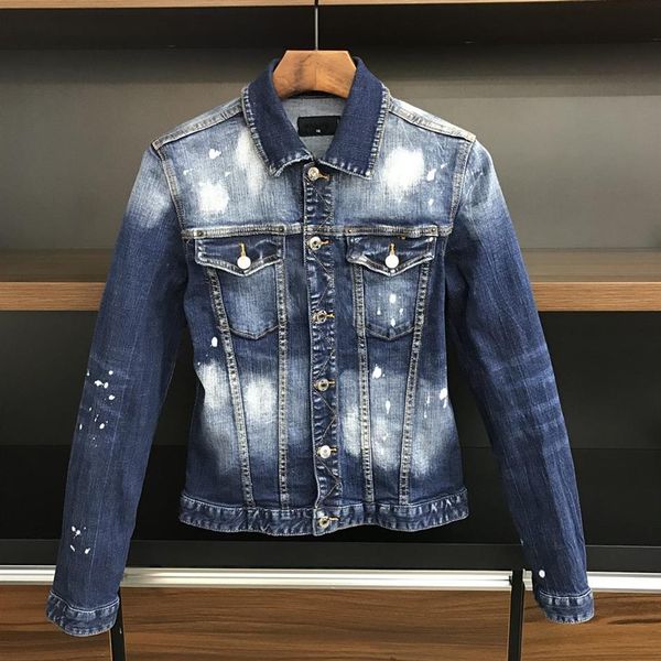 

european-american style famous brand men's shirt men denim jacket direct-stitching motorcycle jacke xd31329l, Black;brown