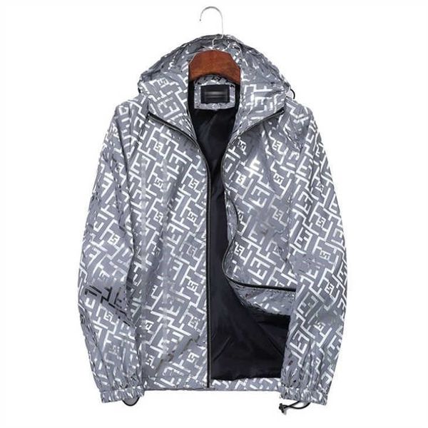 

designer mens jacket spring and autumn windrunner tee hooded sports windbreaker casual zipper fashion mens jackets clothing m-3xl tc331, Black;brown