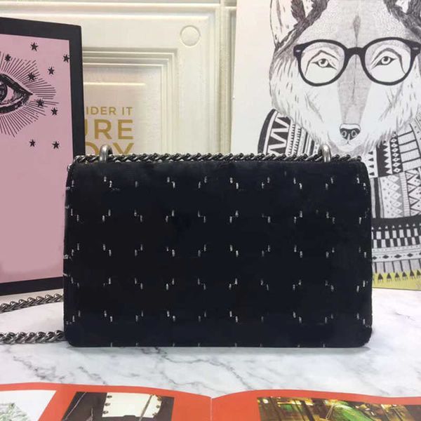 

handbag designer bags chain bag crossbody ssingle leather vintage shoulder s lady flap messager handbag velour flip purse wallet embossing p